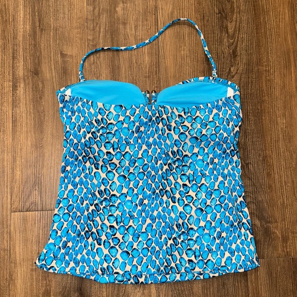 Vintage Y2K EUC Liz Claiborne Tankini Halter/Strapless Top - 10 - Picture 3 of 3